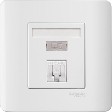 Mặt nạ-Wallplate 1 port SCHNEIDER E8431RJ